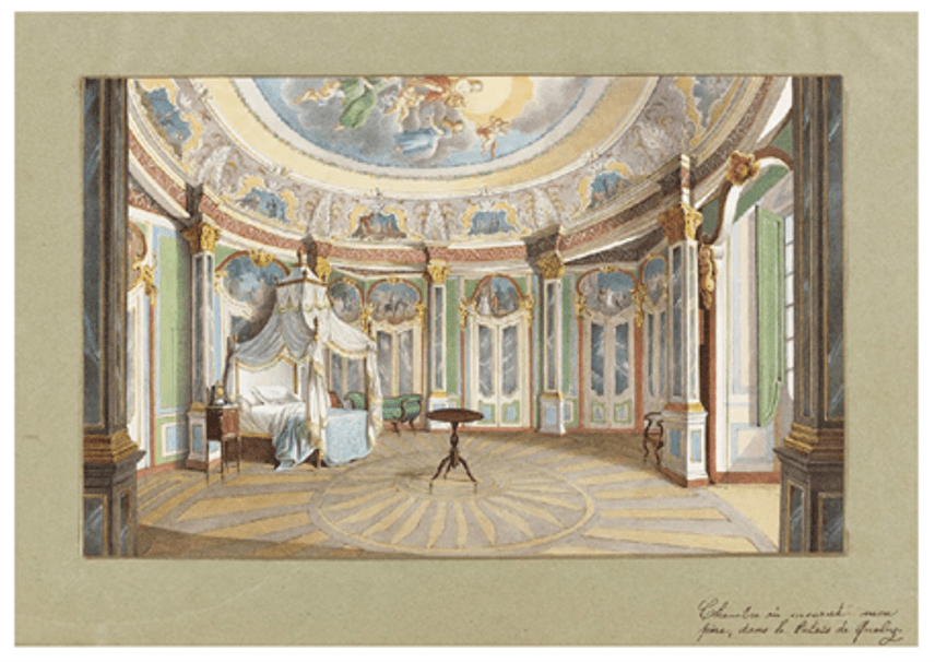 Quarto onde nasceu e morreu o rei D. Pedro IV  (I Imperador do Brasil)
Palácio de Queluz